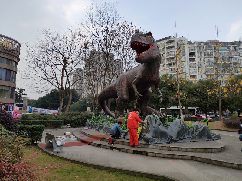 animatronic dinosaur for city sqaure (3)