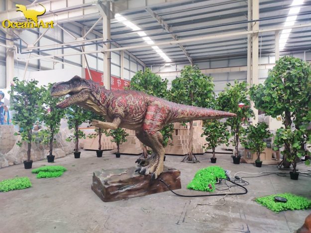 Parque Jurássico Qality Alta Animatronic Dinossauro Rei - China Animatronic Dinossauro  Rei e Dinossauro Rei preço