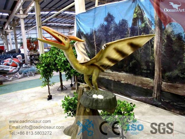 Amusement Park Animated Life-Size Robotic Dinosaur Pterosaur